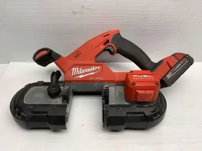 I'm selling a used Milwaukee M18 FUEL compact band saw that's ready to tackle your toughest cutting...
