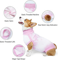 Small Pet Recovery Bodysuit / Onesie After Surgery and Wounds