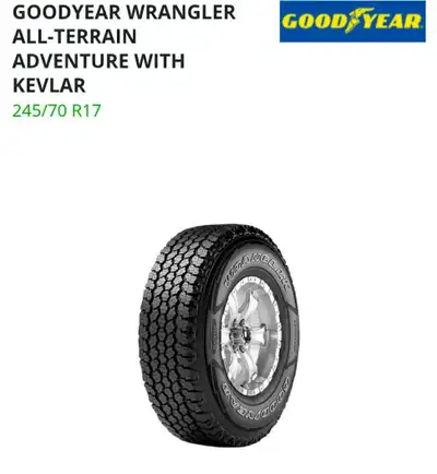 This tire is in great shape. 245 70 R17