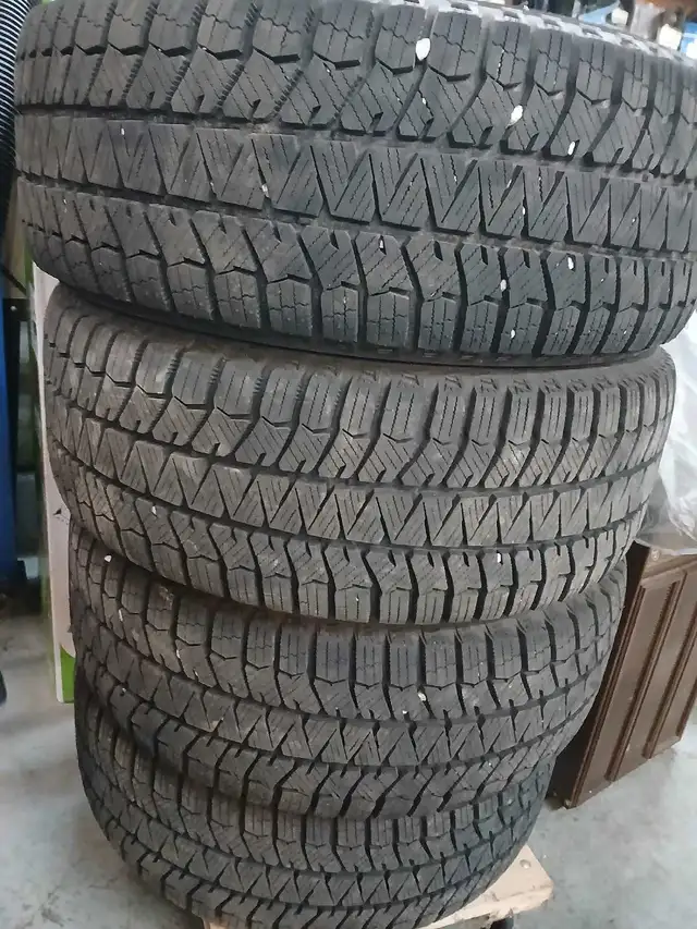 4 winter tires on rims  in Tires & Rims in Cape Breton - Image 3