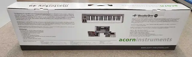 Acorn Instruments Masterkey 49 USB Controller Keyboard543429112754360321