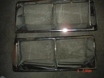radios,chrome mouldings,alternator,dash face,front bumper struts,headlight bezels,cruise unit,6 way...