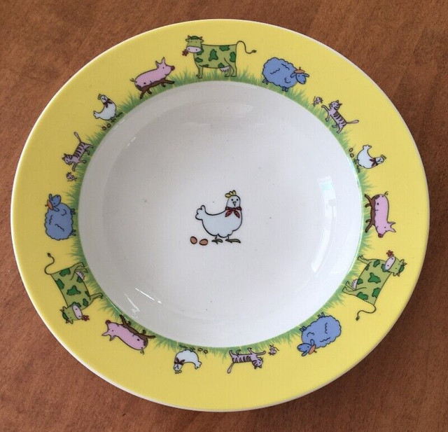 Villeroy & Boch farm animals, plate, cup & suitcase in Arts & Collectibles in Oakville / Halton Region