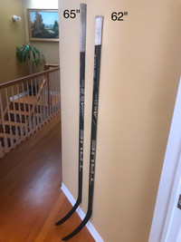 Hockey sticks: TRUE A5.2 (65"), TRUE A6.0(62"), left-handed