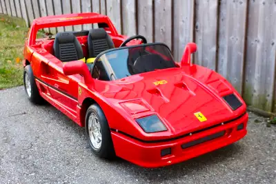 Ferrari F40 Ride-On Toy Car for Children, Vintage, Made in Italy, View more