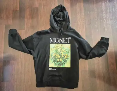 Monet painting hoodie W size S, View more