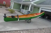 Cedar strip canoe