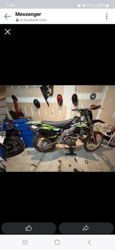 Plez read ad 2006 Kawasaki kx450f (with ownership) i just got it out of shop from getting carb done...
