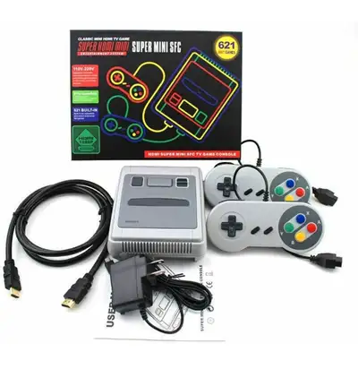Super NES Mini SFC Retro Game Console | HDMI | 621 Games, View more