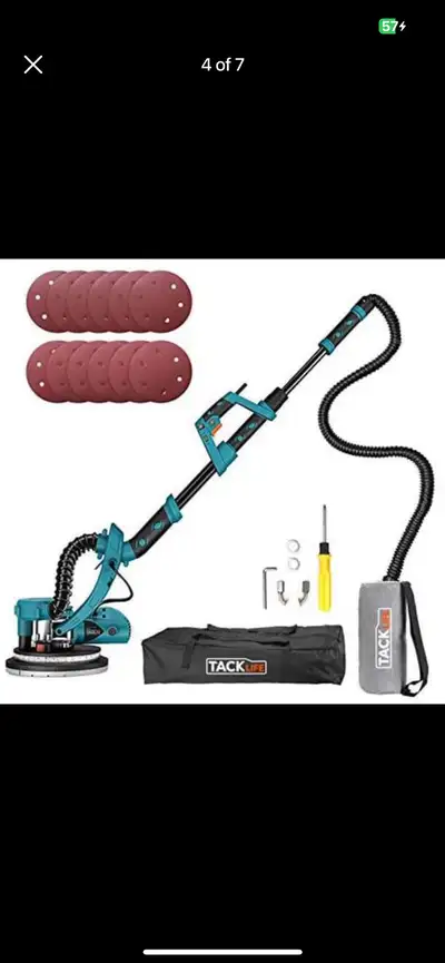 DryWall Sander With 12 x sanding discs(6x120grit & 6x320grit), 2, View more
