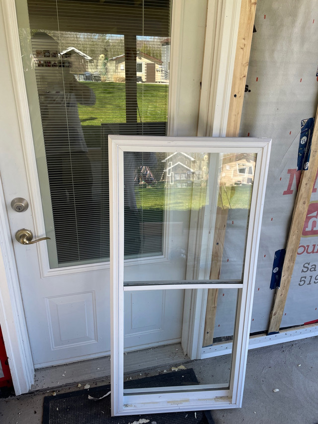 Clear Glass Screened Door Window Insert  in Windows, Doors & Trim in Owen Sound - Image 4