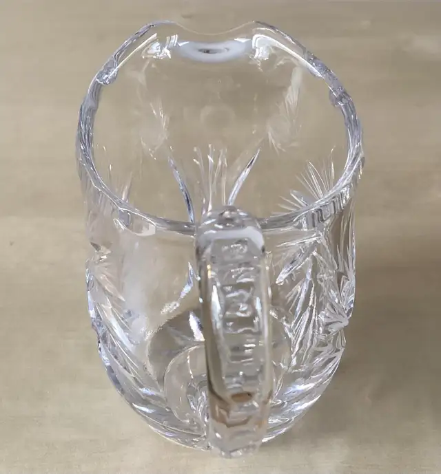 PRICE DROP! Crystal Pinwheel Creamer Pitcher in Kitchen & Dining Wares in West Island - Image 5