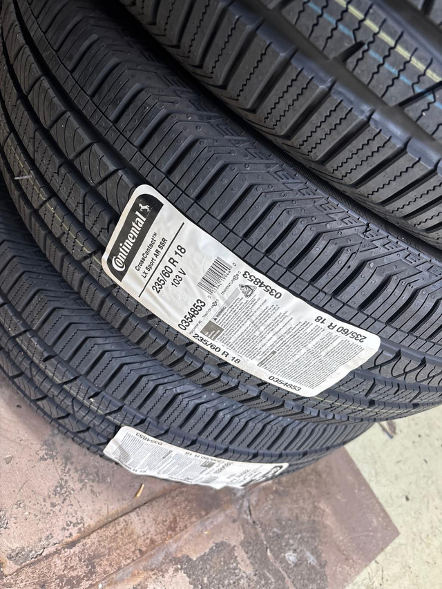 NEW 235/60/R18 Continental A/S RFT-Q5/GLC/CRV/RAV4/XC60/Odyssey in Tires & Rims in City of Toronto - Image 3