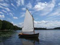 14’ wooden sailboat. No trailer