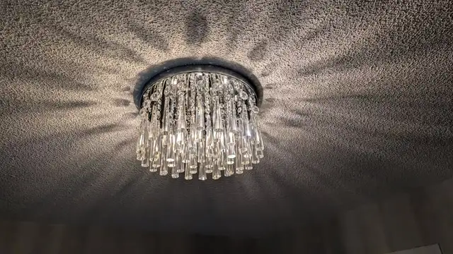 Modern Glass Pendant Light Fixture – Elegant Bedroom Lighting in Indoor Lighting & Fans in Ottawa - Image 4
