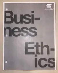 Textbook:  BUSINESS ETHICS, Looseleaf - $10