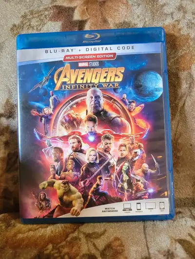 Avengers Infinity War Blu-ray, View more