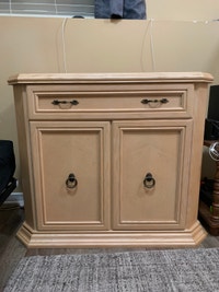 Beige Wood cabinet