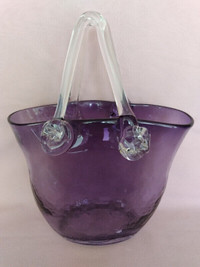 Vintage Purple Murano Glass Purse