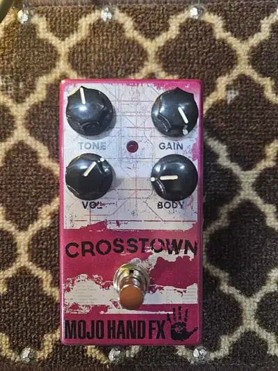 Mojo Hand FX Crosstown Fuzz Hybrid Ge/Si fuzzface Internal bias trimpot
