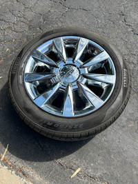 Lincoln MKZ OEM chrome rims with new  Pirelli tires 