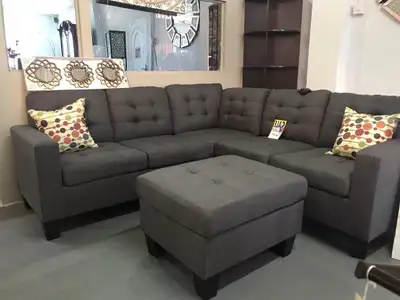 Sectional Sofa with Ottoman, View more