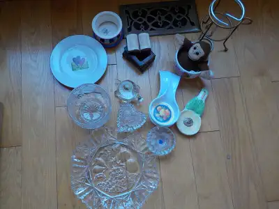 All this for $15: Glass serving dishes, plates, home decor, View more