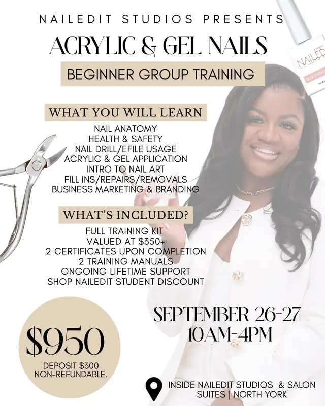 acrylic and gel nail training course 
