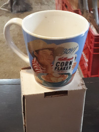 2007 Vintage Kellogg's Corn Flakes Coffee Mugs