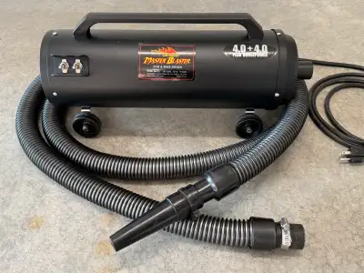 Metrovac Master Blaster MB3CD 8HP professional auto detailing car dryer. Pushes 50,000 linear feet o...