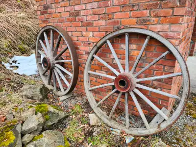 Vintage Wagon Wheels, View more
