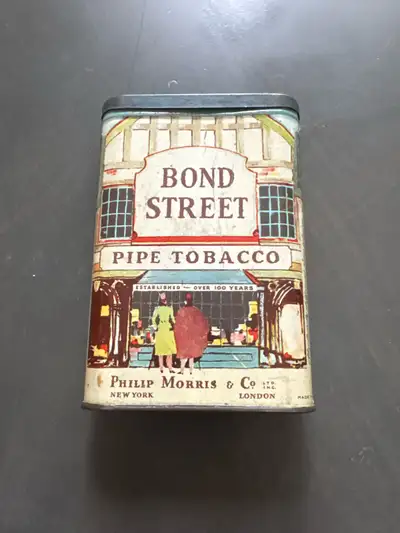 Vintage tobacco tin, View more