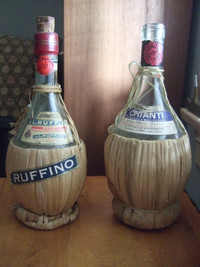 vintage wine bottles