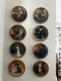 Norman Rockwell Collectors plates.