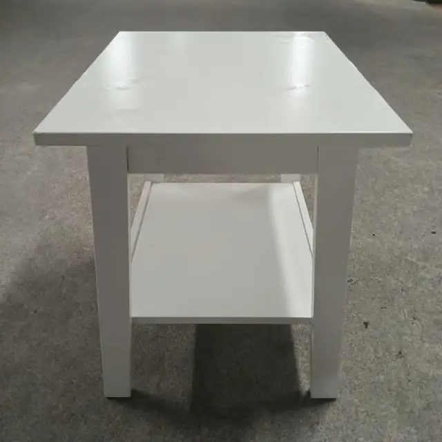 IKEA Lunnarp Table End Side Shelf Rectangular Wooden White in Other Tables in City of Toronto - Image 5