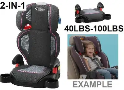 2-IN-1 Graco Turbobooster Highback Booster Seat - 40 to 100lbs m, View more