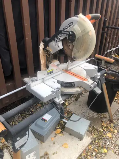 12” Ridgid miter saw, View more