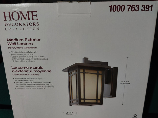 3 Home Depot out-door lights. Brand new! in Outdoor Lighting in St. Catharines - Image 2