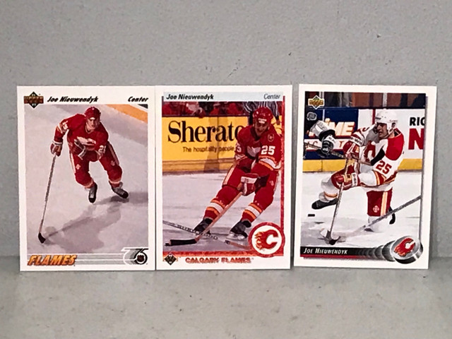 90s Calgary Flames Hockey Cards Makarov Rookie Theo Vernon  in Arts & Collectibles in Ottawa - Image 4