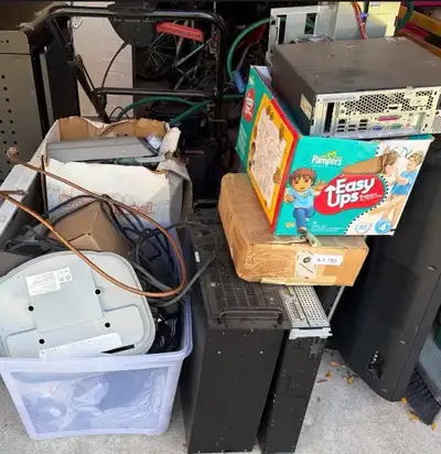 For Parts Assorted TVs Computer Parts and Hard Drives$50, View more