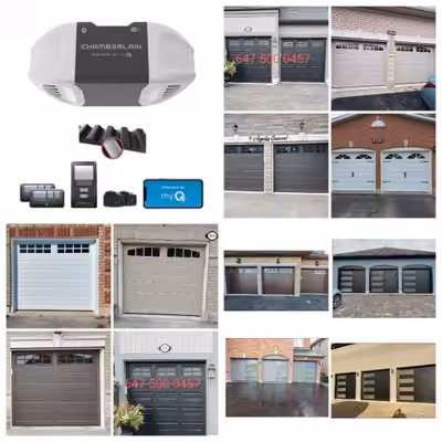 PROFESSIONAL SERVICES FOR RESIDENTIAL GARAGE DOORS AND OPENERS, Ph 647 5000 457 We sell high quality...