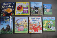8 of HARDCOVER CHILDRENS BOOKS Pre-school Library.  $2.50 each