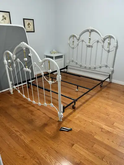Queen metal head and footboard, View more