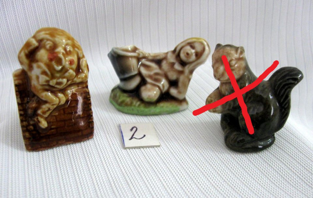 FIGURINES MINIATURE PORCELAINE WADE RED ROSE TEA PREMIUMS.Lot B dans Art et objets de collection  à Ouest de l’Île - Image 3