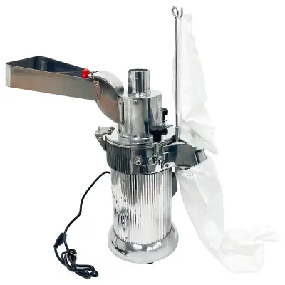 Continuous Feeding Hammer Grain Grinder Mill Machine 110V 170139, View more