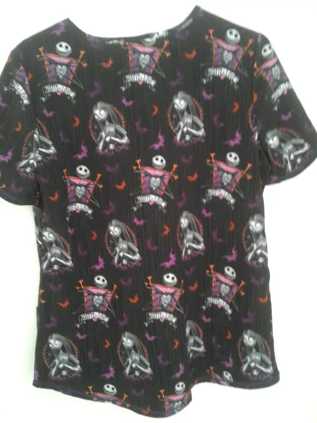 Disney The Nightmare Before Christmas Scrub Top in Women's - Tops & Outerwear in Edmonton - Image 2