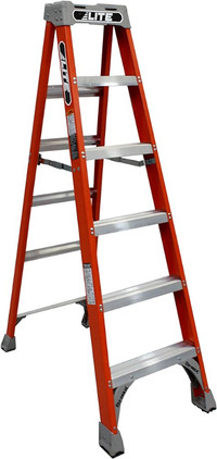 6FT, 8FT, 10FT, 17FT Fiberglass & Aluminum Used Ladders for Sale