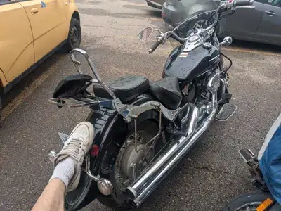 2007 650 v stare no papers no keys. Got it due parts and never did anything with it. Bike runs and d...