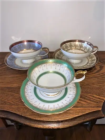 Vintage Royal Bayreuth and Rosenthal Cups & Saucers $25 each, View more