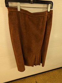 Ladies ultra suede skirt suit ...size 12